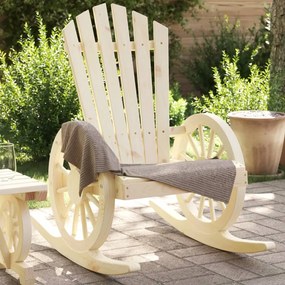 Záhradné hojdacie stoličky Adirondack 2 ks jedľový masív 3207119