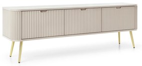 TV STOLIK BELLISSA KAŠMÍR + ZLATÉ NOŽIČKY 168 cm