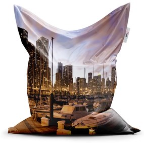 Sablio Sedací vak Mestský prístav - 200x140 cm