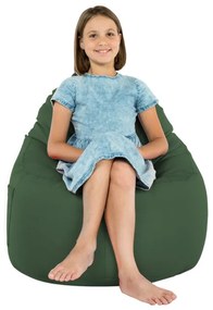 Kreslo Porto ekokoža tmavozelené