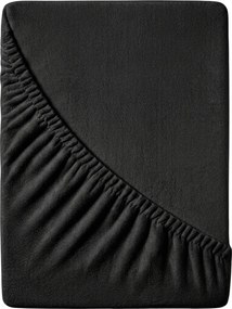 Froté plachta EXCLUSIVE čierna 160x200 cm