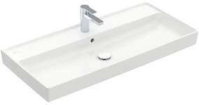 VILLEROY &amp; BOCH Collaro umývadlo na skrinku s otvorom, s prepadom, spodná strana brúsená, 1000 x 470 mm, biela alpská, 4A331G01