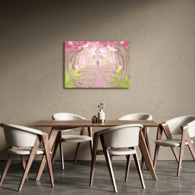 Obraz - Cesta do ružového kráľovstva (70x50 cm)