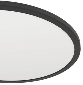 Eglo 901455-LED St. kúpeľ. svietidlo ROVITO-R 16,8W/230V pr.50cm IP44 čierna + DO