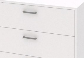 Zásuvková komoda Mega 34, biela