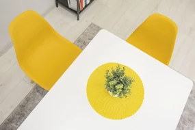 Dekorstudio Dizajnová stolička ENZO L horčicová