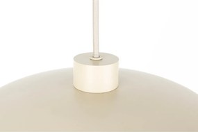 Béžové kovové závesné svietidlo ø 26,5 cm Wubbo – White Label