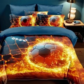 Obliečky PULLA FIRE 3-dielna sada 140x200 cm