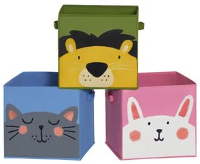 Detské stohovateľné boxy na hračky RFB075P01(3 ks)