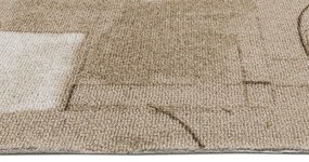 AladinWorld Expres, Metrážny koberec Libra 35, na mieru, šíře 4m,5m, béžová, filc, chodba / predsieň