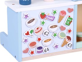 Drevená sada KAVIAREŇ a ZMRZLINÁREŇ pre deti - dezerty a zmrzlina ZA5937
