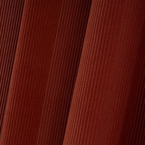 Menčestrový záves v terakotovej farbe 140x260 cm Merely – Casa Selección