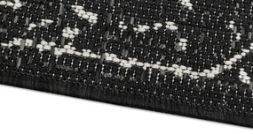 Koberce Breno Kusový koberec SUNNY 4416 Black, sivá, čierna,140 x 200 cm