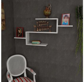 Nástenná polica TWIST 49,4x104 cm biela