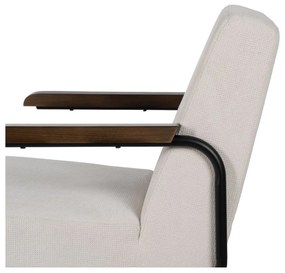 Béžové ženilkové kreslo Industra – Ixia