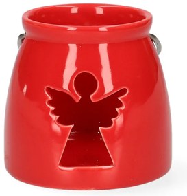 Lampáš LANERN červený s anjelom 982648