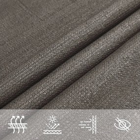 Tieniaca plachta 160 g/m² antracitová 4,5x4,5x4,5 m HDPE