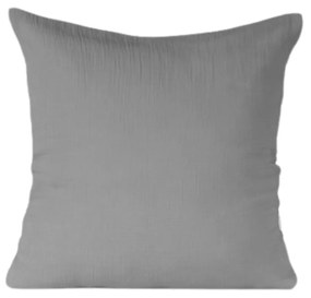 INTERMEDIC SK Obliečka na vankúšik Mušelín Sivá svetlá 40x40 cm
