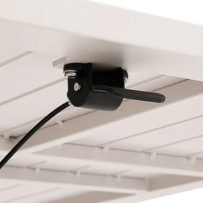 DEOKORK Hliníkový výsuvný stôl LYON 150x80 cm (cappuccino)