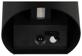LED nástenné vonkajšie svietidlo so senzorom pohybu na USB (výška 10 cm) Genie – Trio