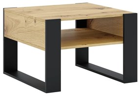 Konferenčný stolík Corosta 2 (dub artisan + čierna) . Vlastná spoľahlivá doprava až k Vám domov. 1097158