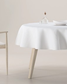 Obrus okrúhly farba produktu biela