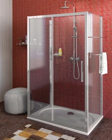 Polysan Polysan, Lucis Line Sprchový kout tri steny 1100x800x800mm L/P varianta, DL1115DL3315DL3315