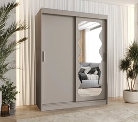 Šatníková skriňa 150 cm Spock (kašmír). Akcia -62%. Vlastná spoľahlivá doprava až k Vám domov. 1126078