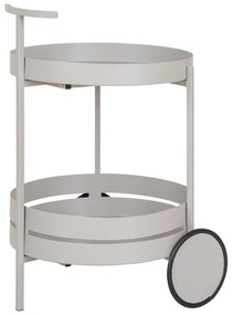 Kovový servírovací stolík na kolieskach 40x49,5 cm Beja – House Nordic