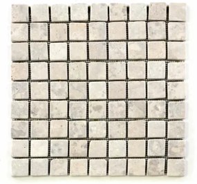 Mramorová mozaika Garth - krémová – obklady 1 m2