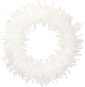 Vosteen Biely veniec z peria Timor Variant: 30cm