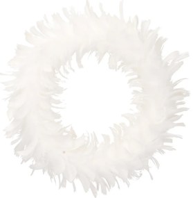 Vosteen Biely veniec z peria Timor Variant: 20cm
