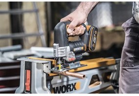 Aku priamočiara píla Worx WX543.9 20V, bez aku a nabíjačky