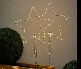 Zapichovacie LED dekorácie do záhrady, 2 ks, veľké