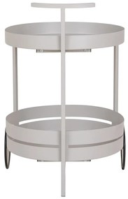 Kovový servírovací stolík na kolieskach 40x49,5 cm Beja – House Nordic