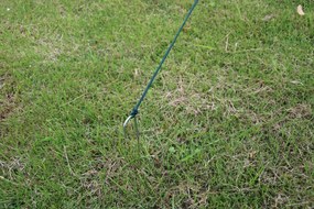 Bauerkraft Fóliový skleník 4x2,5x2 m 10 m² kovový rám UV fólia - zelený