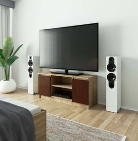 TV stolík Darian  (dub sonoma + wenge). Vlastná spoľahlivá doprava až k Vám domov. 1069394