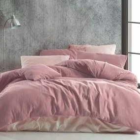 Kvalitex Mušelínové obliečky ružová, 140 x 200 cm, 70 x 90 cm, 140 x 200 cm, 70 x 90 cm