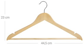 Songmics Ramienka drevené Camryn, Set 20 ks, Prírodná