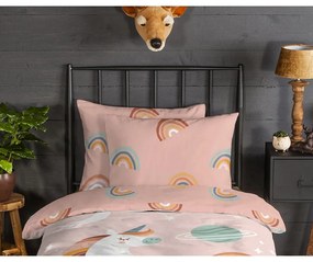 Flanelové detské obliečky na jednolôžko 140x200 cm Unidance – Good Morning