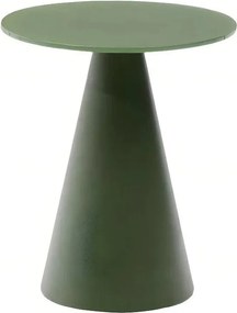 Okrúhly odkladací stolík so sklenenou doskou ø 35 cm Wilshire – Kave Home