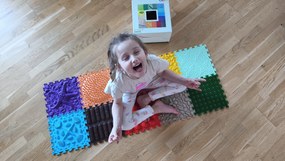 OrtoNature Masážne ortopedické podložky súprava 6 ks - Mladý prieskumník