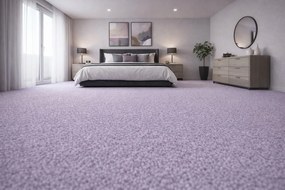 Condor Carpets, Metrážny koberec Carousel 113, na mieru, šíře 4m, fialová, filc, detská izba