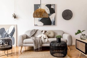 Toolight Toolight, stropné svietidlo 1xE27 APP1316-1CP, hnedá, OSW-00947