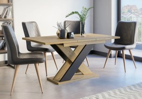 Jedálenský stôl Xixao artisan/čierny