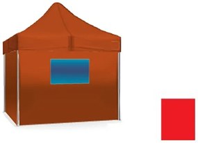 Bestent Stena k stanu - 3m červená s oknom SQ/ HQ/ EXQ