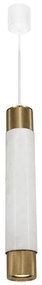 Luster na lanku Marble white/brass 1xGU10/8W/230V