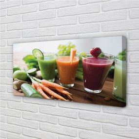 Obraz canvas zeleninové kokteily 140x70 cm
