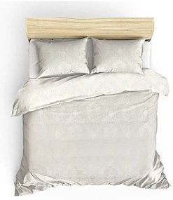 Krémovobiely bavlnený set prikrývky a obliečky na vankúš 240x260 cm Beste – Mijolnir