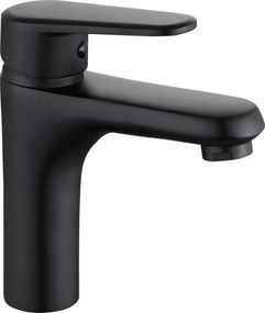 Mexen Alda, umývadlová batéria h-140, čierna matná, 746100-70
